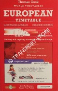 Thomas Cook European [Rail] Timetable / Europäisches Kursbuch / Indicateur Européen, January 2002 by FOX, Brendan (ed.)